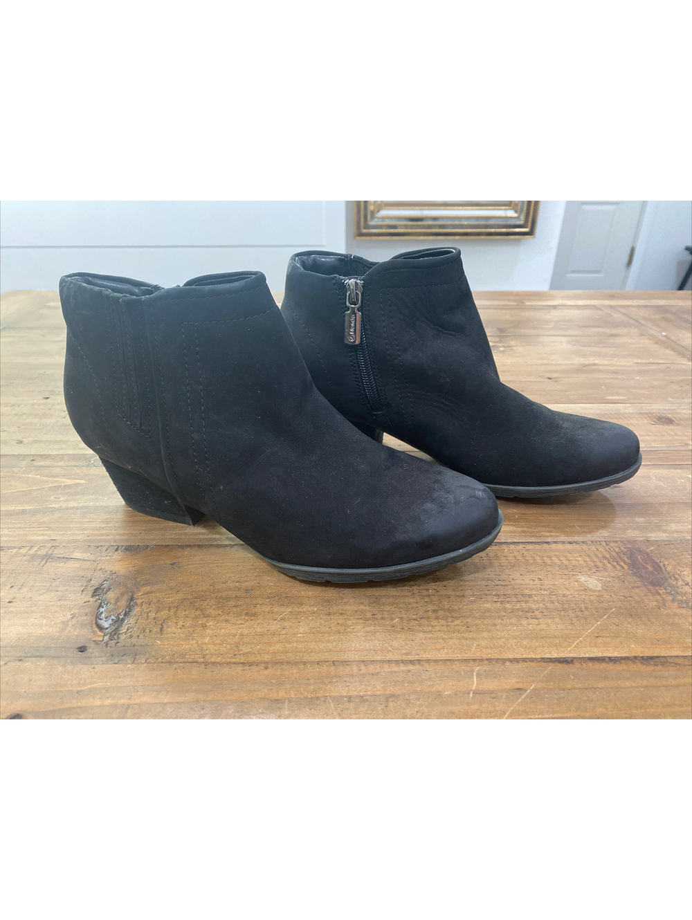NWT Blondo Lidia Waterproof Zip Ankle Booties Black Size 7.5m